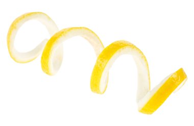 Kokteyl malzemesi olarak limon meyvesi, seçici odaklanma. Beyaz arka planda izole edilmiş limon tadı.