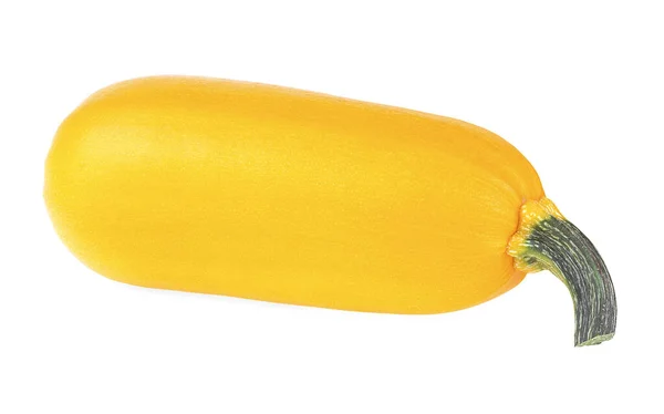 Sayuran Zucchini Kuning Diisolasi Atas Latar Belakang Putih Courgette — Stok Foto