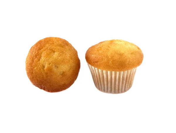 Muffins sur fond blanc — Photo