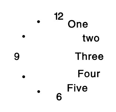 Beyaz arka plan üzerinde saat arama 