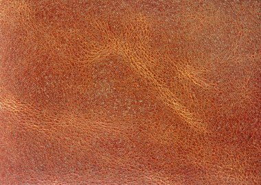 Soyut kahverengi deri etiket