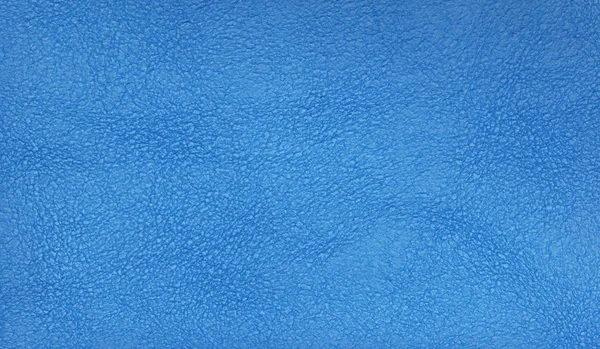 Blauwe leder texture als achtergrond — Stockfoto