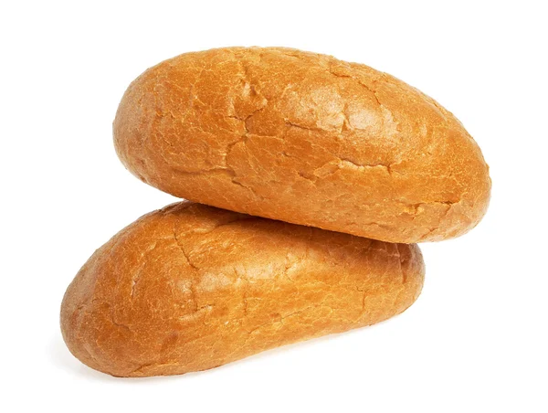 Wheat buns isolated on white background — Stock Photo, Image