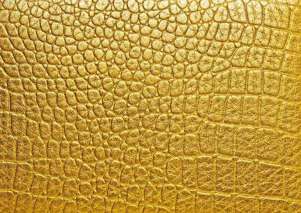 Gold alligator patterned background — Stock Photo, Image