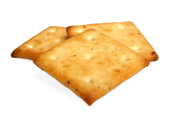 Crackers isolated on a white background — Stock Photo, Image