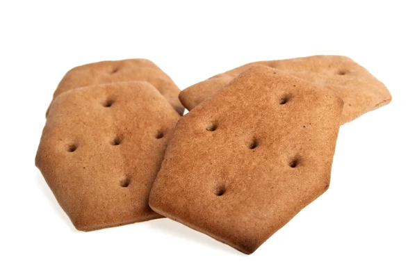 Chocolate cookies on a white background — Stock Photo, Image