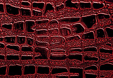 Kırmızı timsah desenli arka plan