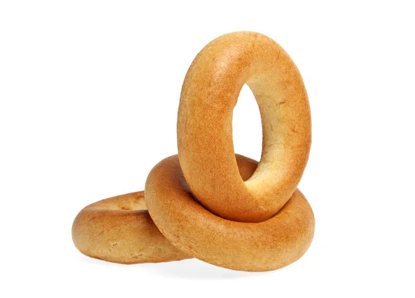 Bagels isolado em um fundo branco — Fotografia de Stock