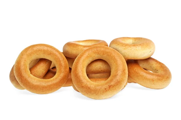 Bagels isolerad på en vit bakgrund — Stockfoto