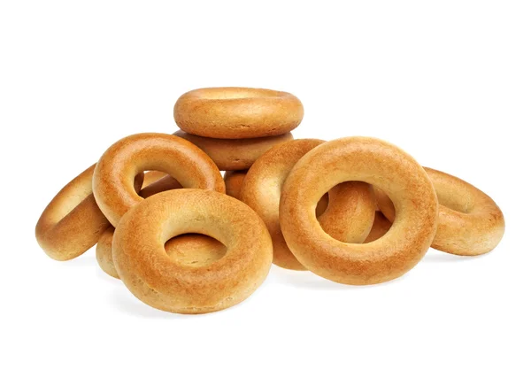 Bagels isolado em um fundo branco — Fotografia de Stock