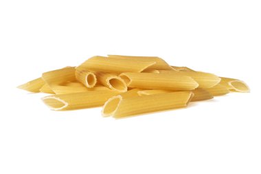 makarna beyaz arkaplanda izole