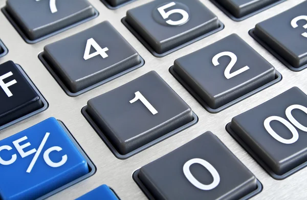 Close-up beeld van calculator toetsenbord — Stockfoto