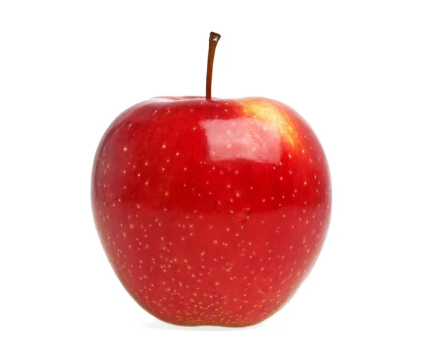 Manzana roja sobre un fondo blanco — Foto de Stock