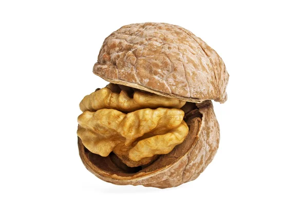 Dried walnuts isolated on white background — Stock Photo, Image