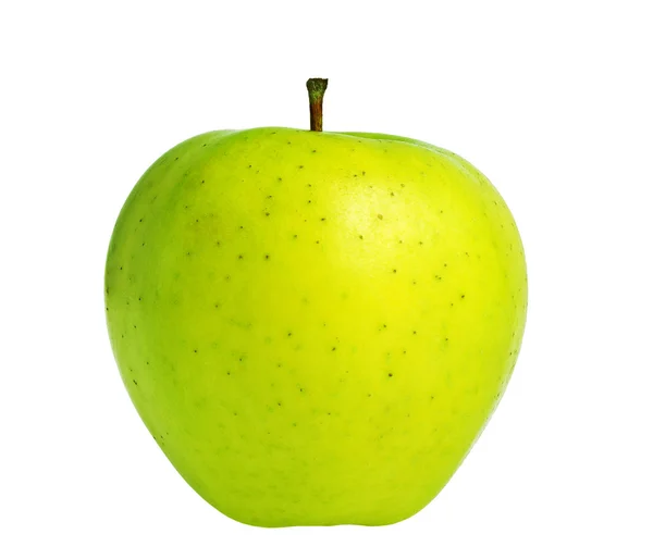 흰 배경에 분리되어 있는 푸른 사과 — 스톡 사진