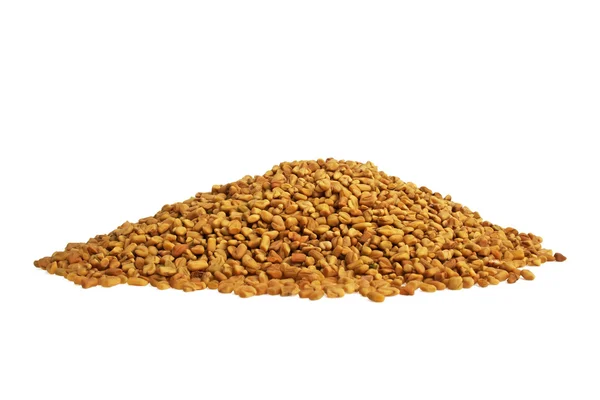 Fenugreek seeds isolated on white background — Stock Photo, Image