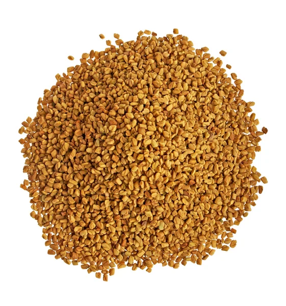 Fenugreek seeds isolated on white background — Stock Photo, Image