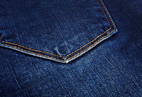 Fundo com textura de denim azul — Fotografia de Stock