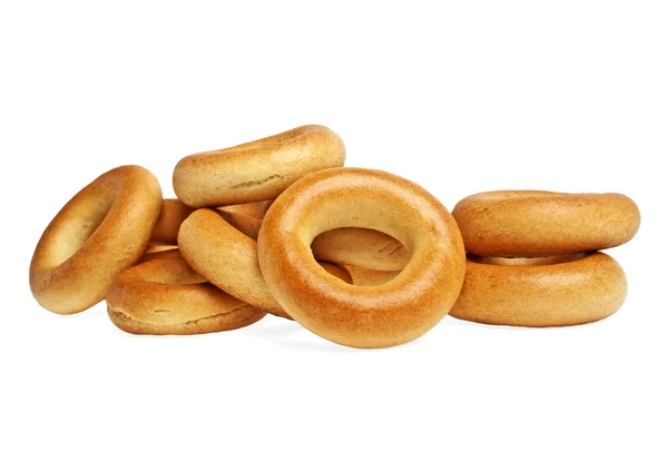 Bagels isoliert auf weißem Hintergrund — Stockfoto