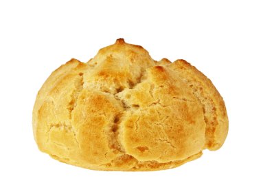 Beyaz arkaplanda ekinlikli kek