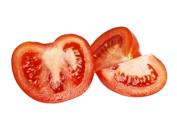 Pomidor izolowany na białym tle — Zdjęcie stockowe