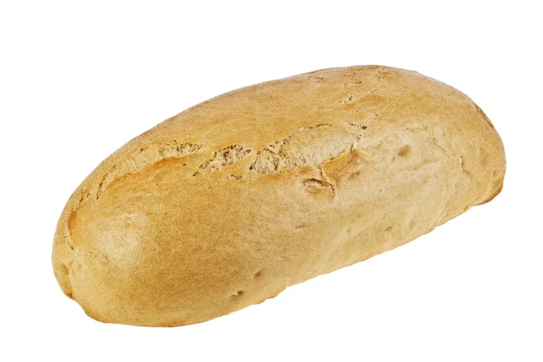 Brot auf weißem Hintergrund — Stockfoto