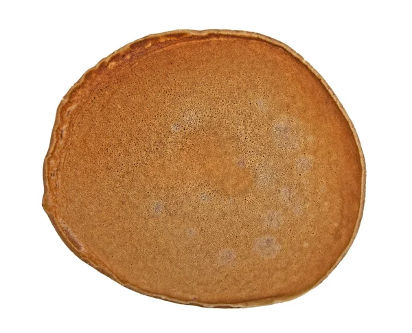 白い背景に分離されたチョコレートのパンケーキ — ストック写真