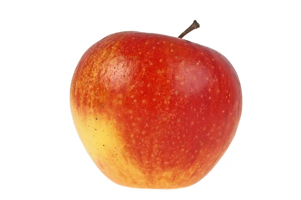 Manzana sobre un fondo blanco — Foto de Stock