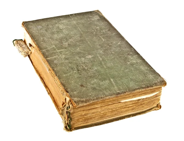 Livro antigo isolado em um fundo branco — Fotografia de Stock
