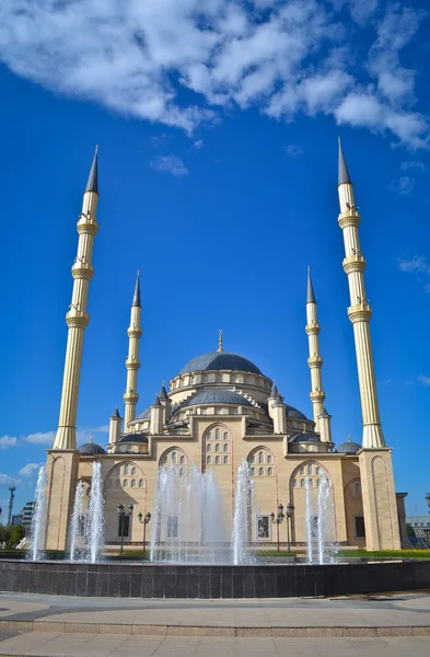 Moskén hjärtat i Tjetjenien Stockbild