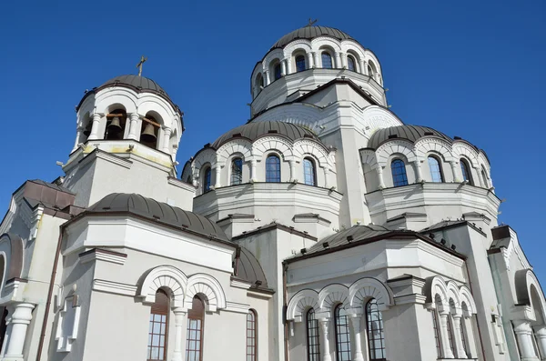 El templo no hecho a mano imagen de Cristo Salvador en el complejo del Templo "Refugio de San Juan Bautista", Sochi, Rusia — Foto de Stock