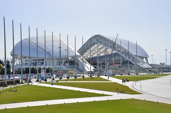 Soçi, Rusya, 01 Mart 2016, Soçi Olimpiyat Parkı'ndaki Buz sarayı 