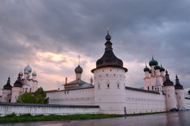 Rusya, Rostov, akşam Kremlin