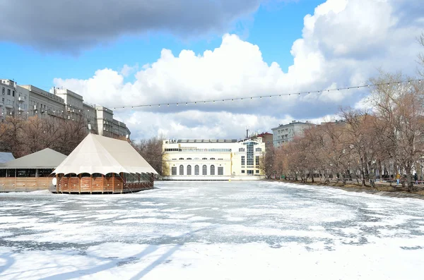 Russland, chistye teiche in moskau — Stockfoto