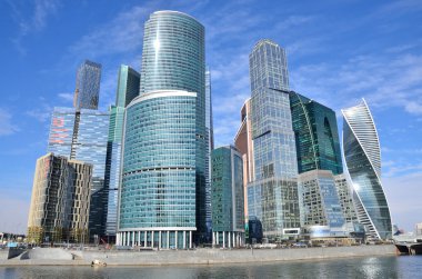 Moskova, Rusya, Mart, 20, 2016. Rus sahne: Uluslararası İş Merkezi 