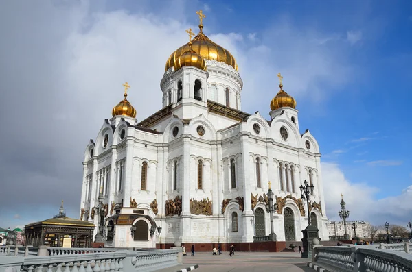 Cattedrale di Cristo Salvatore a Mosca — Foto Stock