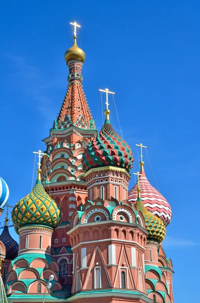 Moscow, Basil's cathedral on Red square, Russia — Stock Photo, Image