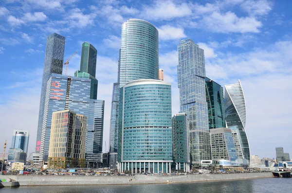 Moscow, Russia, March, 20, 2016. Russian scene: International Business Centre "Moscow-City" — Stock Photo, Image