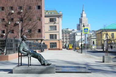 Moskova, Rusya, 27 Mart 2016, Bina küçük kharitonievsky şeritte Rusya Federasyonu Anayasa Mahkemesi