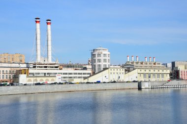 Moskova, Rusya, 28 Mart 2016. Rus sahnesi: hiç kimse, Moskova'da Krasnopresnenskaya dolgu üzerinde Chp-7