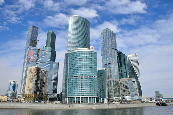 Moscow, Russia, March, 28, 2016. Russian scene: International Business Centre "Moscow-City" — Stock Photo, Image