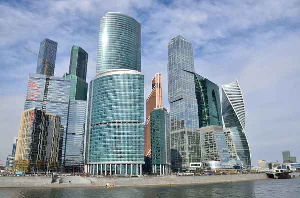 Moscow, Russia, March, 28, 2016. Russian scene: International Business Centre "Moscow-City" — Stock Photo, Image