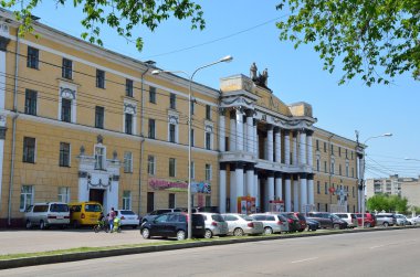 Ussuriysk, Rusya, 19 Mayıs 2016. Uzak Doğu askeri bölgesi Ussuriysky Dram Tiyatrosu