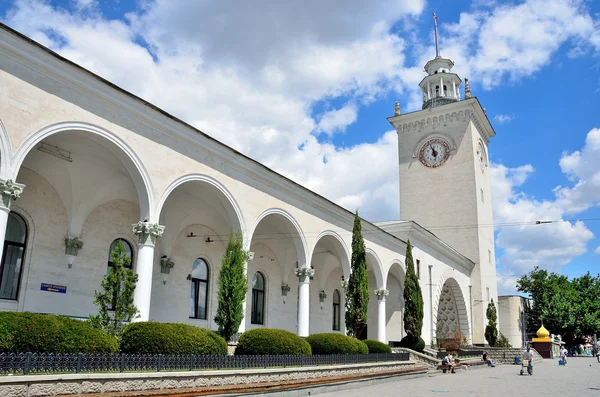 Simferopol, Crimea, July, 14, 2016. The railway station in Simferopol — Stock Photo, Image