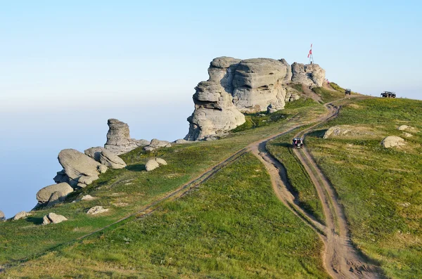 Krym, Dolina Demerdżi - geologiczny pomnik przyrody o znaczeniu krajowym — Zdjęcie stockowe
