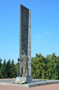 Barnaul, Rusya, Ağustos, 17, 2016. Kimse, Barnaul, Zafer Meydanı