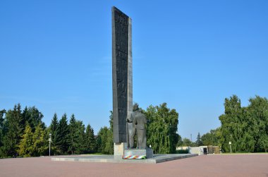 Barnaul, Rusya, Ağustos, 17, 2016. Kimse, Barnaul, Zafer Meydanı