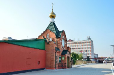 Tapınak St. Seraphim Sarov Barnaul tren istasyonu