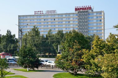 Barnaul, Rusya Federasyonu, Ağustos, 17, 2016.Nobody, yaz aylarında otel 