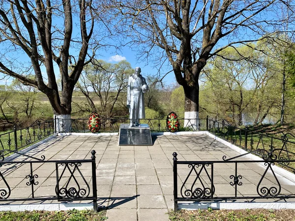Rozhdestveno Distrito Naro Fominsky Rússia Maio 2021 Enterro Militar Monumento — Fotografia de Stock